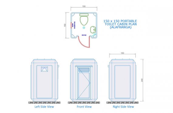 Cabina doccia e WC portatile 150x150