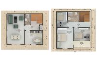 130 m² Case Modulari