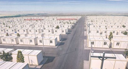 Progetto di alloggiamento container per i rifugiati siriani