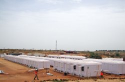 L'assemblaggio dell'edificio amministrativo in Senegal è completato